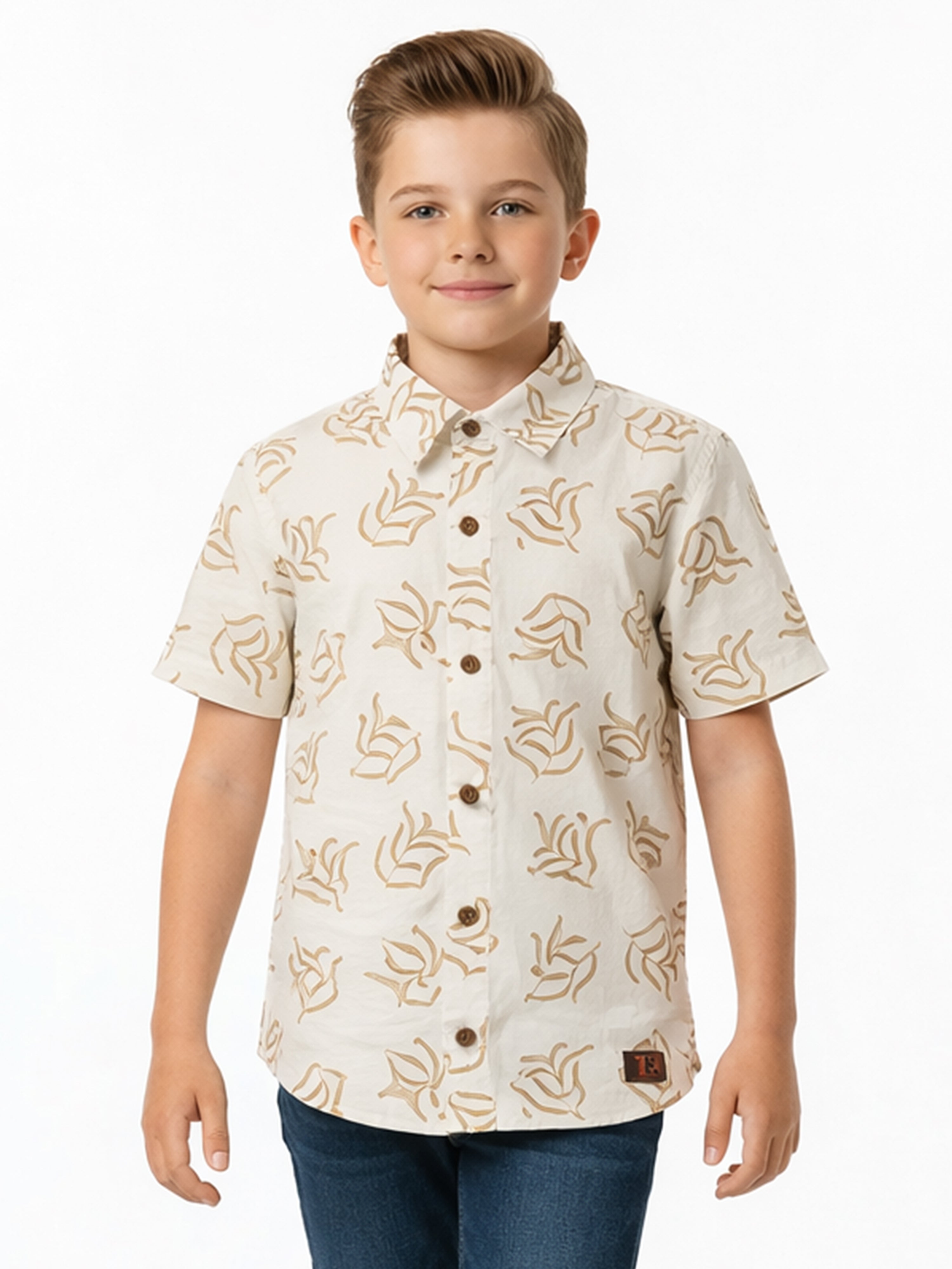 Boys’ Casual Printed Shirt
