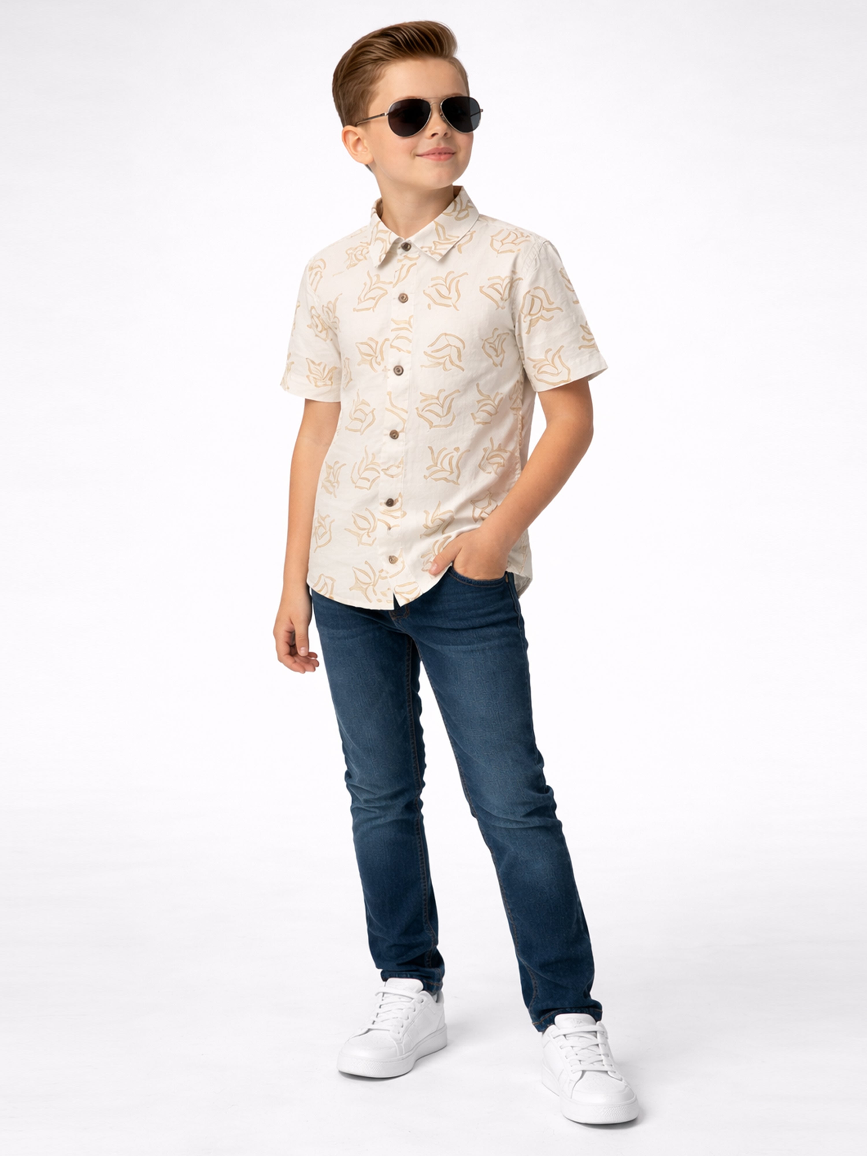 Boys’ Casual Printed Shirt