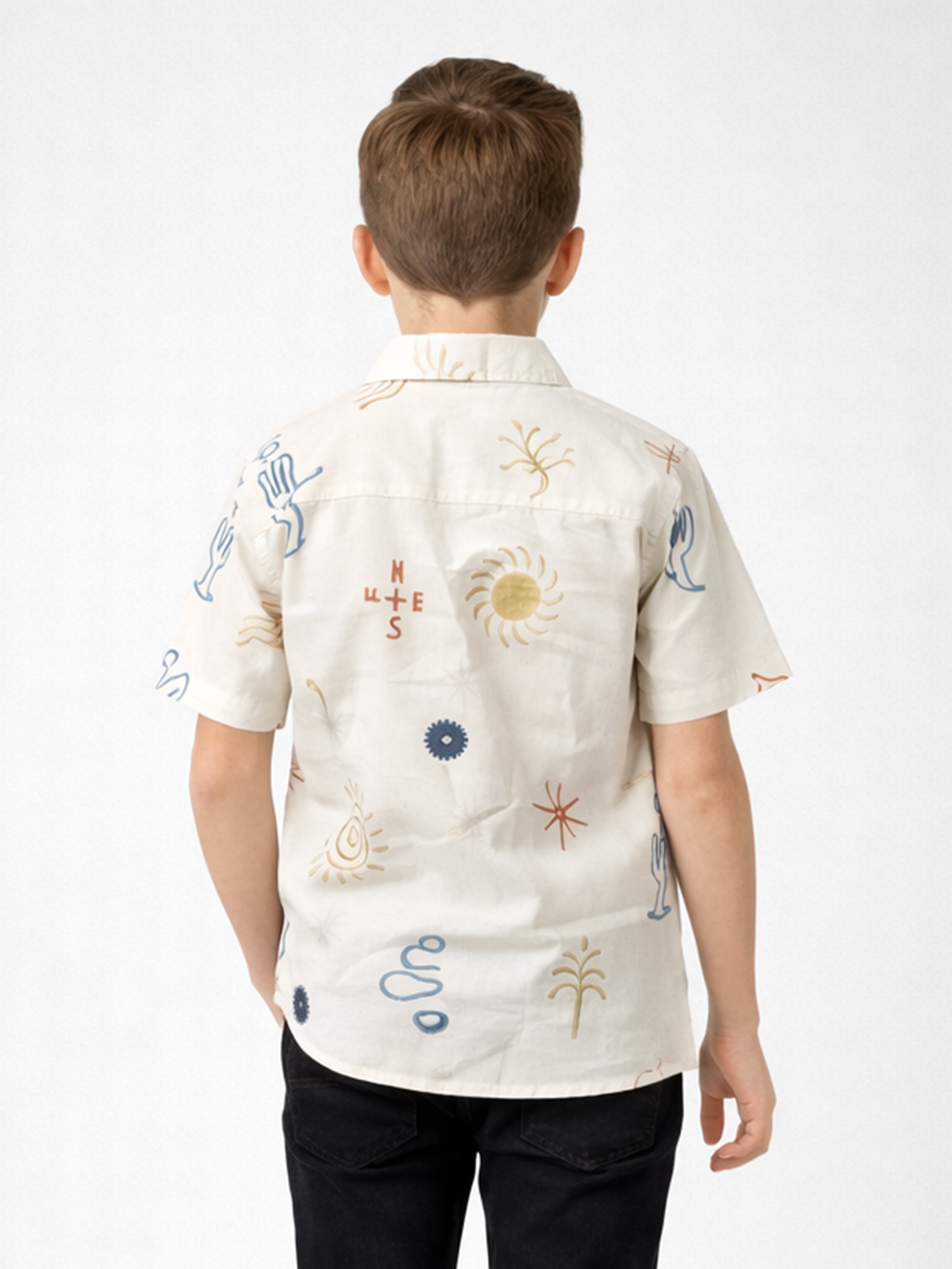 Boys’ Casual embroidery Shirt